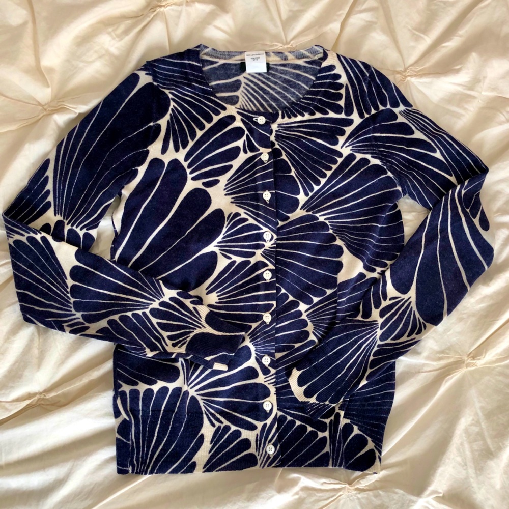 Jcrew wool cardigan